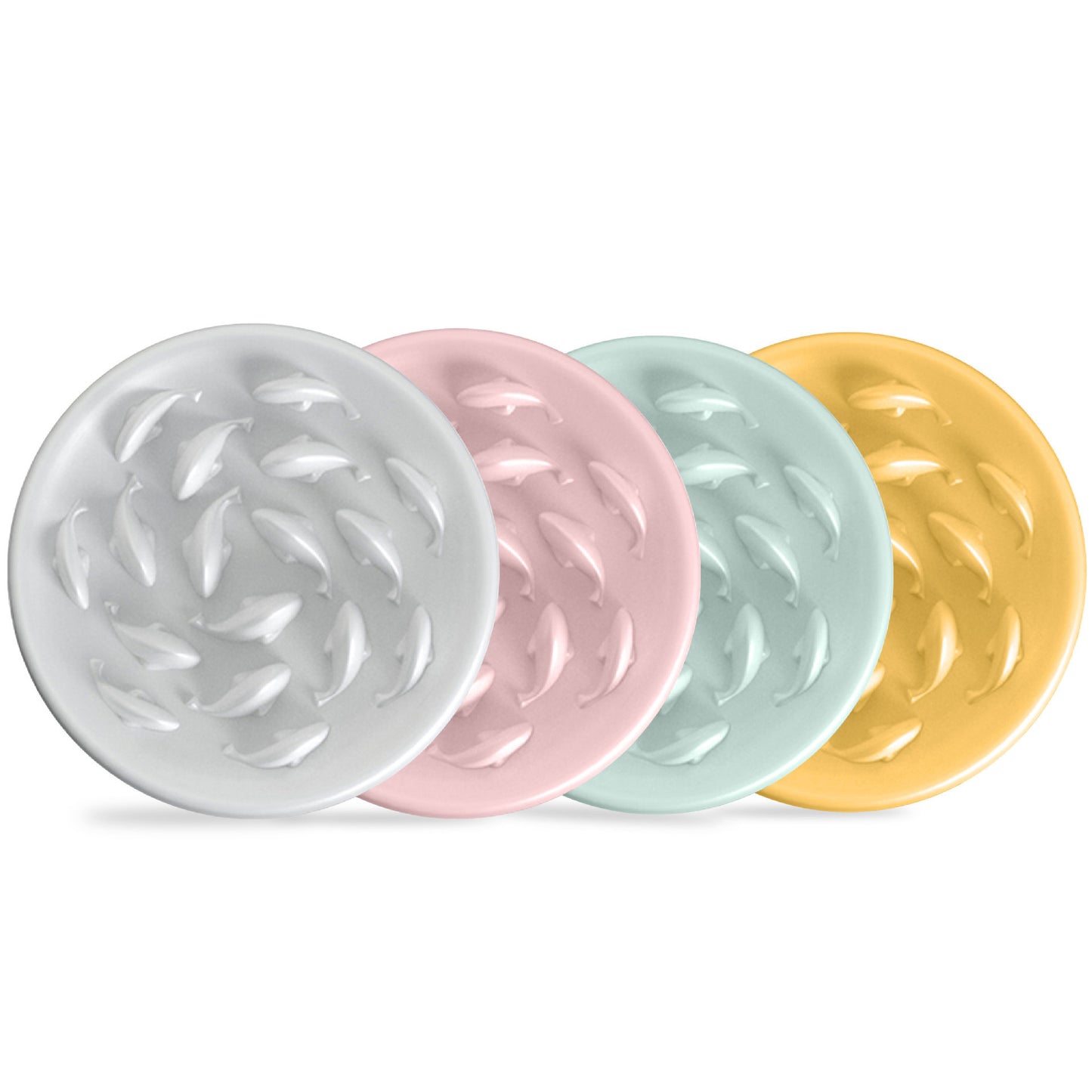 Slow Feeder Bowl for Dogs & Cats (Anti-Gulp, Non-Slip)
