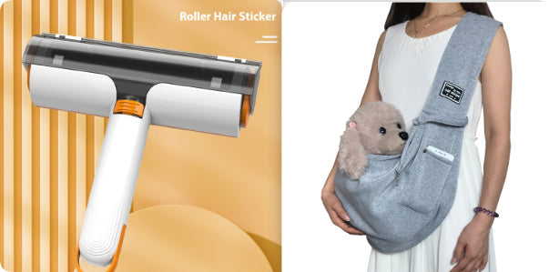 Reusable 2-in-1 Pet Hair Remover Roller (Portable & Washable)