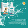 Yegbong Pet Ear Cleaner for Dogs & Cats – Gentle Ear Wash, Removes Wax & Dirt, Relieves Discomfort
