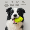 Durian-Shaped Dog Chew Toy – Durable Plastic Teeth-Cleaning Ball for Puppy Dental Health & Fun Play
