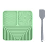 Slow Food Mat For Dogs And Cats, Anti-choking Pad With Suction Cup, Square, Silicone, For Licking
