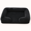 Fluffy Round Dog Bed – Warm & Cozy Plush Pet Nest for Winter