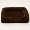 Fluffy Round Dog Bed – Warm & Cozy Plush Pet Nest for Winter