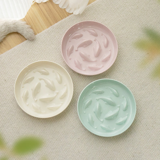 Slow Feeder Bowl for Dogs & Cats (Anti-Gulp, Non-Slip)