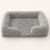 Fluffy Round Dog Bed – Warm & Cozy Plush Pet Nest for Winter