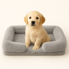 Fluffy Round Dog Bed – Warm & Cozy Plush Pet Nest for Winter